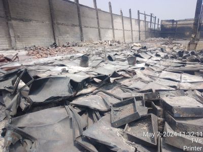 Fire Affected Stock of Computer Equipments, Plant & Machinery, Furniture Fixture & other Office Equipments